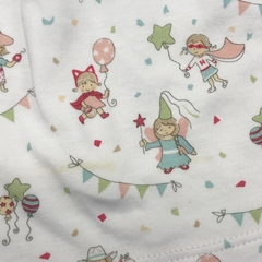 Segunda Selección - Vestido Baby Cottons Talle 9 meses algodón blanco nene disfraz globos volados - tienda online