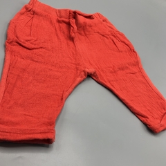 Segunda Selección - Pantalón Zara Talle 9-12 meses fibrana rojo moño - comprar online