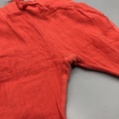 Segunda Selección - Pantalón Zara Talle 9-12 meses fibrana rojo moño - tienda online