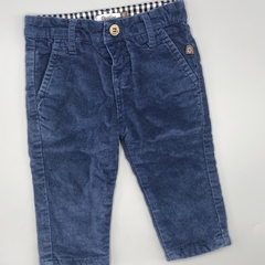 Segunda Selección - Pantalón Opaline Talle 9 meses gamuzada azul - Largo 36cm - comprar online