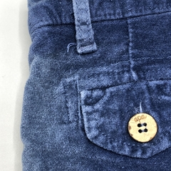Segunda Selección - Pantalón Opaline Talle 9 meses gamuzada azul - Largo 36cm - tienda online
