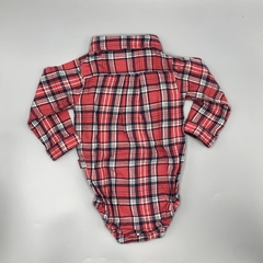 Camisa body Cheeky Talle L (9-12 meses) cuadrillé rojo azul blanco en internet