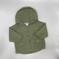 Segunda Selección - Campera Old Navy Talle 6-12 meses verde gabardina