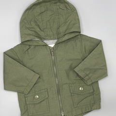 Segunda Selección - Campera Old Navy Talle 6-12 meses verde gabardina - comprar online