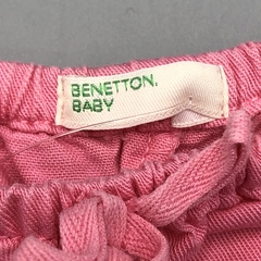Short Benetton Talle 6-9 meses rosa - gabardina - Baby Back Sale SAS
