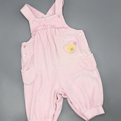 Jumper Disney Talle 3 meses plush rosa volados bolsillo corazón - comprar online