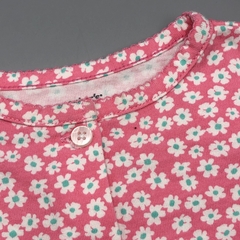 Segunda Selección - Saquito Carters Talle 9 meses algodón liviano rosa florcitas blancas - tienda online