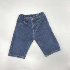 Jeans Nautica Talle 3-6 meses azul oscuro recto (32 cm largo)