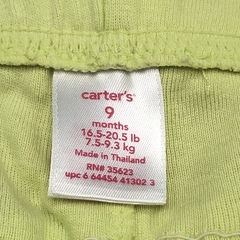 Legging Carters Talle 9 meses verde manzana - volados - Largo 41cm - Baby Back Sale SAS