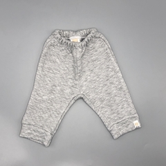 Segunda Selección - Conjunto Pandy Talle XS (0-3 meses) algodón gris textura rombos (campera y jogging 29 cm largo) - tienda online