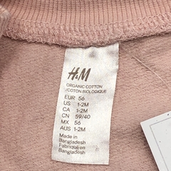 Segunda Selección - Campera HyM Talle 1-2 meses algodón rosa claro (con frisa) - tienda online