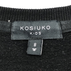 Segunda Selección - Buzo Kosiuko Talle 8 años algodón negro corazones (con frisa) - Baby Back Sale SAS