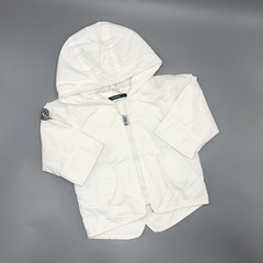 Segunda Selección - Rompevientos Minimimo Talle L (9-12 meses) blanco parche 65 (interior algodón)