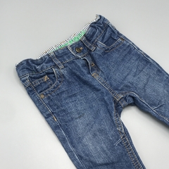 Segunda Selección - Jegging CyA Baby Talle 3-6 meses jean azul cintura rayas (35 cm largo) - comprar online