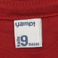 Segunda Selección - Remera Yamp Talle 9 meses algodón rojo dino bici - Baby Back Sale SAS