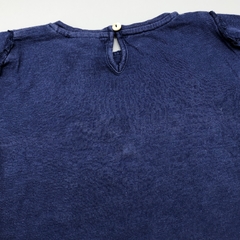 Imagen de Segunda Selección - Remera Zara Talle 3-6 meses algodón azul corazones lentejuelas