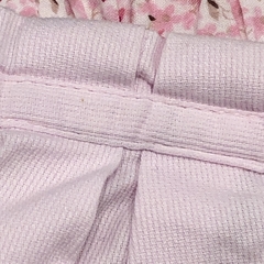 Segunda Selección - Pantalón Baby Cottons Talle 6 meses corderoy fino rosa volados (33 cm largo) - tienda online
