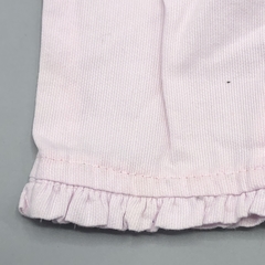 Segunda Selección - Pantalón Baby Cottons Talle 6 meses corderoy fino rosa volados (33 cm largo) - comprar online