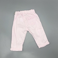 Segunda Selección - Pantalón Baby Cottons Talle 6 meses corderoy fino rosa volados (33 cm largo) en internet