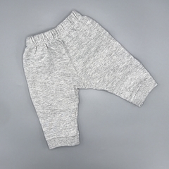 Jogging Naranjo Talle 1 (3 meses) algodón gris cordón blanco (33 cm largo - con frisa) en internet