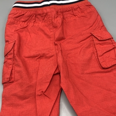 Imagen de Segunda Selección - Pantalón Orchestra Talle 2 años batista texturada roja bolsillos (35 cm largo)