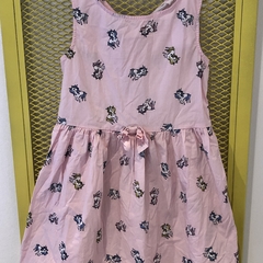 Segunda Selección - Vestido HyM Talle 8-9 años fibrana rosa unicornios - comprar online