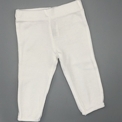 Legging Carters Talle RN (0 meses) blanco liso - Largo 27cm - comprar online