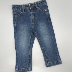 Jeans Gocco Talle 9 -12 meses azul localizado (43 cm largo) - comprar online