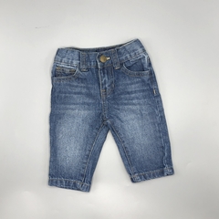 Jeans Baby Cottons Talle 6 meses azul claro recto (33 cm largo)