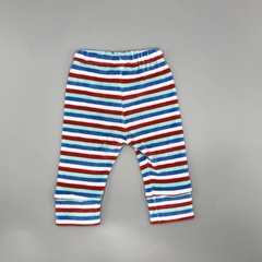 Jogging Cheeky Talle XS (0-3 meses) plush rayas rojo azul balanco (36 cm largo) en internet