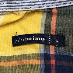Camisa Minimimo Talle L (9-12 meses) cuadrillé amarillo rojo azul - Baby Back Sale SAS