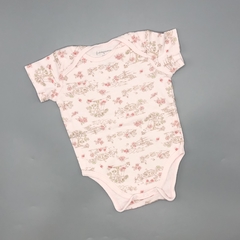 Body First Impressions Talle 0-3 meses rosa flores casitas