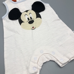 Segunda Seleccion - Enterito Disney baby Talle 0 meses algodón blanco estampa Mickey orejas - Baby Back Sale SAS