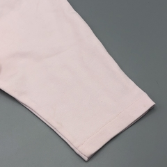 Segunda Selección - Legging Magdalena Espósito Talle 0 meses algodón rosa claro cintura frunce (29 cm largo) - tienda online