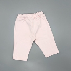 Segunda Selección - Legging Magdalena Espósito Talle 0 meses algodón rosa claro cintura frunce (29 cm largo) en internet