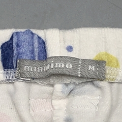 Legging Minimimo Talle M (6-9 meses) algodón blanca lunares multicolor (36 cm largo) - Baby Back Sale SAS