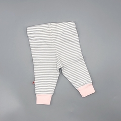 Segunda Selección - Legging Skip Hop Talle NB (0 meses) rayas grises blancas - Largo 27cm en internet