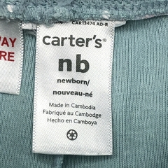 Segunda Selección - Legging Carters Talle NB (0 meses) algodón celeste lunares conejito (23 cm largo) - Baby Back Sale SAS