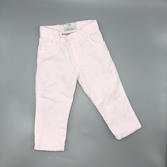Segunda Selección - Pantalón Baby Cottons Talle 18 meses corderoy rosa - Largo 46cm