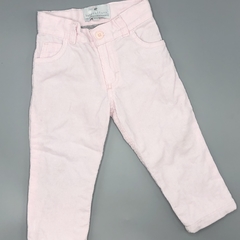 Segunda Selección - Pantalón Baby Cottons Talle 18 meses corderoy rosa - Largo 46cm - comprar online
