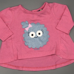 Remera Owoko Talle 1 (3 meses) algodón rosa nube brillo - comprar online