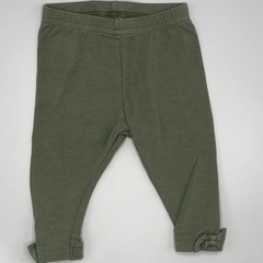 Legging Carters Talle 3 meses algodón verde militar moños (29 cm largo) - comprar online