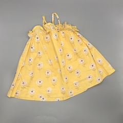 Vestido Baby GAP Talle 6-12 meses amarillo - flores blancas en internet