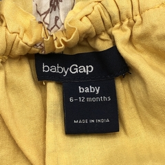 Vestido Baby GAP Talle 6-12 meses amarillo - flores blancas - Baby Back Sale SAS
