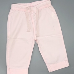 Segunda Selección - Pantalón Cheeky Talle S (3-6 meses) rosa gabardina - Largo 35cm - comprar online