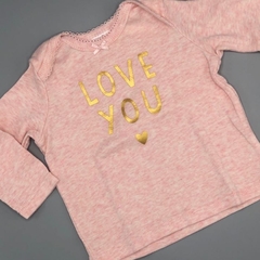 Remera Carters Talle 3 meses rosa - love you - comprar online