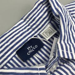 Camisa My Chicco Talle 2 años rayas azul blanco - tienda online