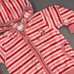 Segunda Selección - Campera Baby Cottons Talle 3 meses plush - rayas rosas - comprar online