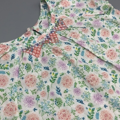 Camisola Talle 6 años flores rosa lila verde - comprar online