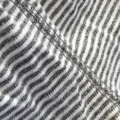 Segunda Selección - Legging Carters Talle NB (0 meses) algodón rayas blanco y gris oscuro cordón blanco (21 cm largo) - Baby Back Sale SAS
